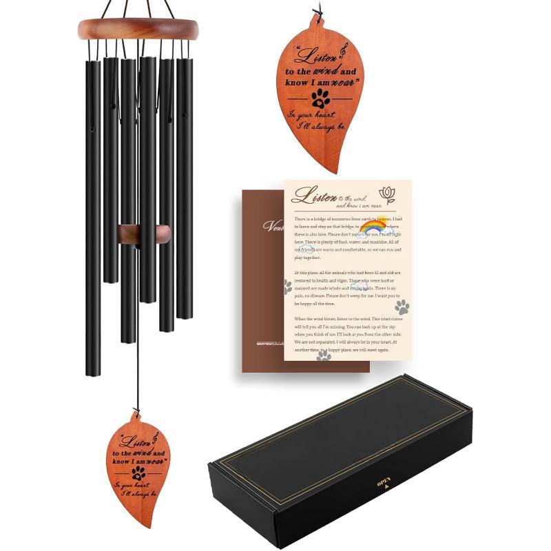 Adjustable Pet Memorial Wind Chime-Solar Wind LED Chime