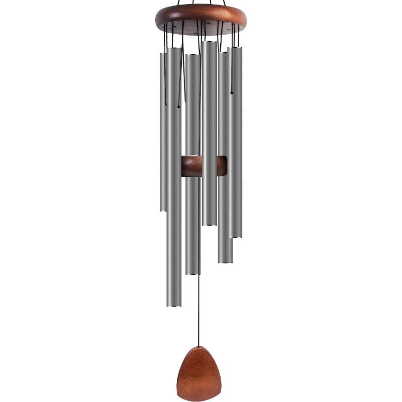 Large Aluminum Wind Chimes – Elegant Outdoor Garden Decor-Solar Wind LED Chime