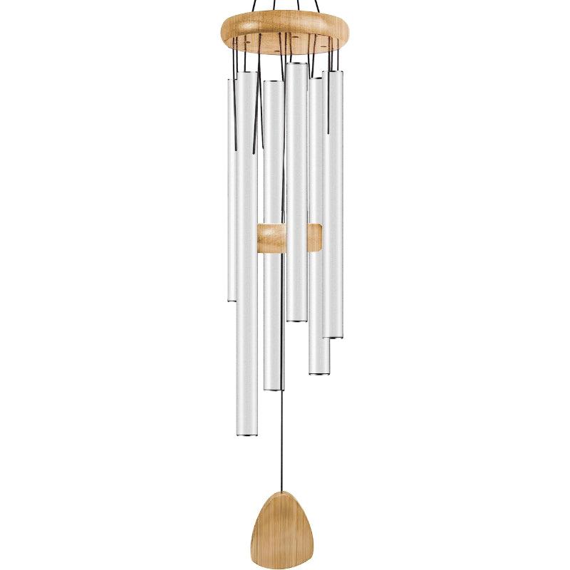Large Aluminum Wind Chimes – Elegant Outdoor Garden Decor-Solar Wind LED Chime
