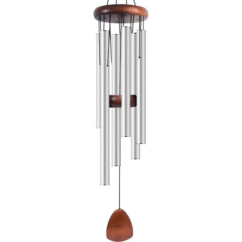 Large Aluminum Wind Chimes – Elegant Outdoor Garden Decor-Solar Wind LED Chime