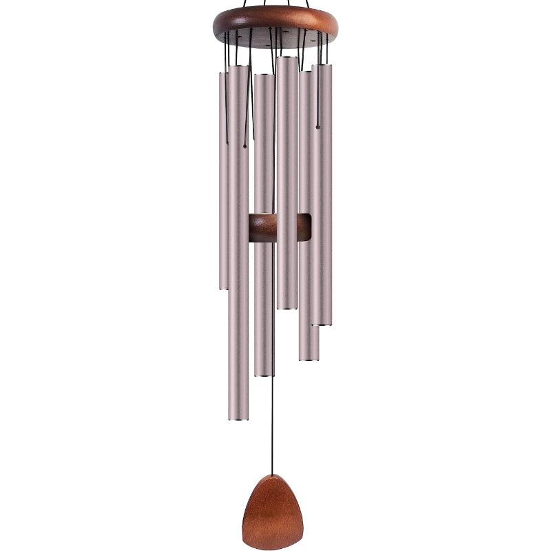 Large Aluminum Wind Chimes – Elegant Outdoor Garden Decor-Solar Wind LED Chime
