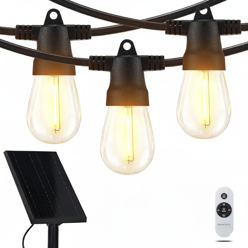Solar Powered Outdoor Waterproof Remote Control String Lights