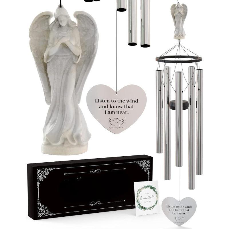 Angel Memorial Wind Chimes-Solar Wind LED Chime