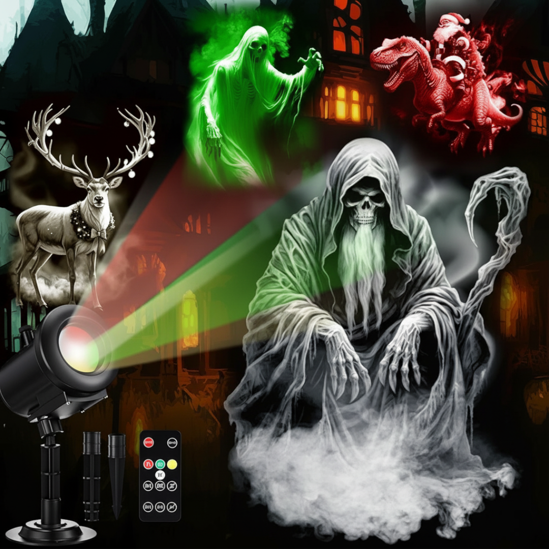 12 in 1 Halloween Outdoor Projection Lights