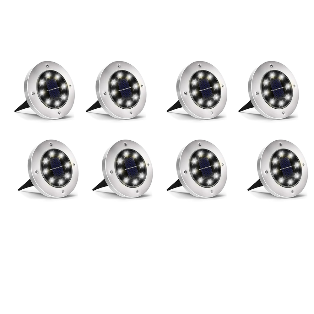 Waterproof Solar Pathway Lights For Gardens And Walkways Set