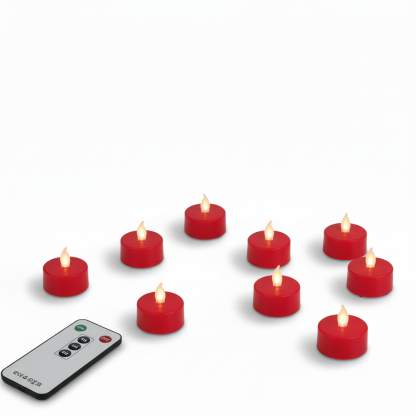 Battery Operated LED Tea Lights With Remote Control