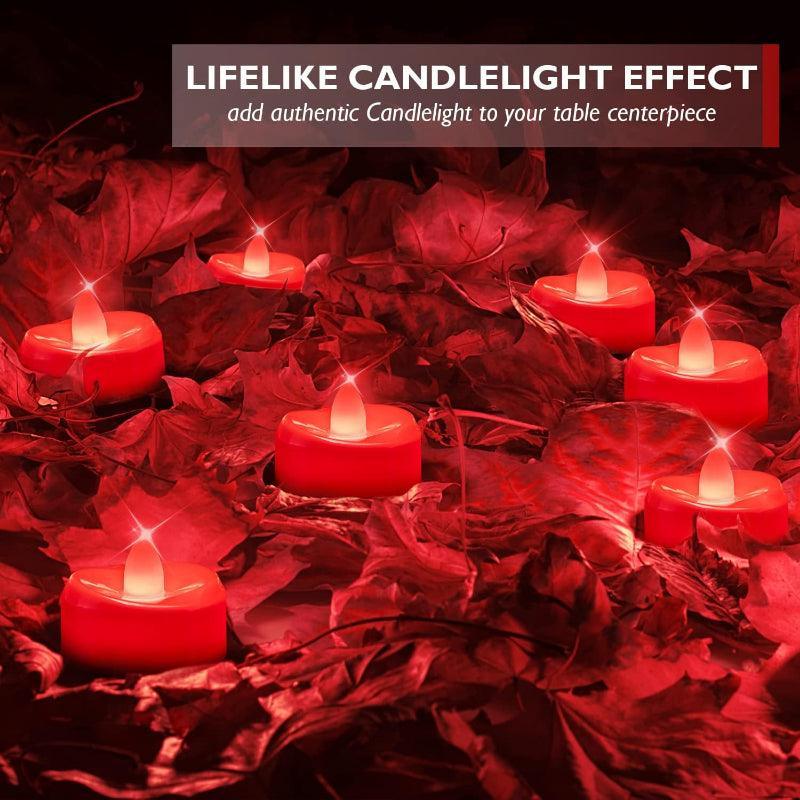 Battery Operated Halloween Candles – Flameless Glow-Solar Wind LED Chime