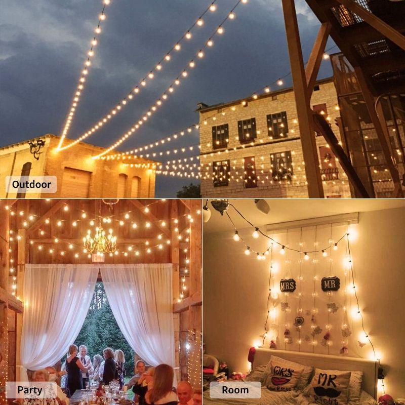 LED Outdoor String Lights – Waterproof and Shatterproof Design-Solar Wind LED Chime