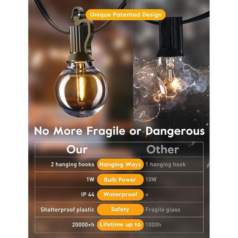 LED Outdoor String Lights – Waterproof and Shatterproof Design-Solar Wind LED Chime