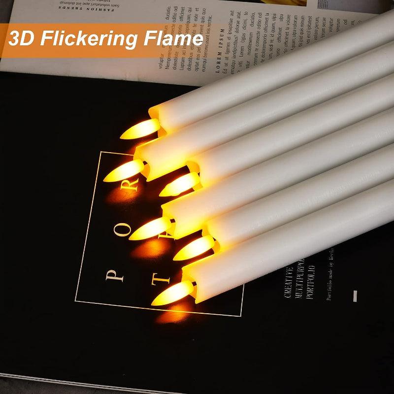 Candles With Flickering Light – Romantic Valentine Wedding Decor-Solar Wind LED Chime
