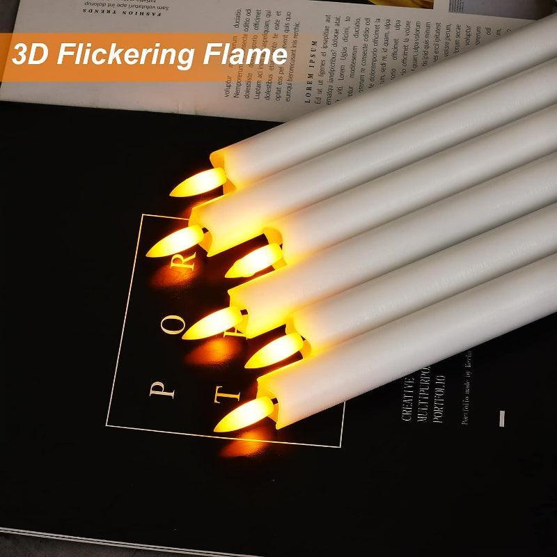 Candles With Flickering Light – Romantic Valentine Wedding Decor-Solar Wind LED Chime