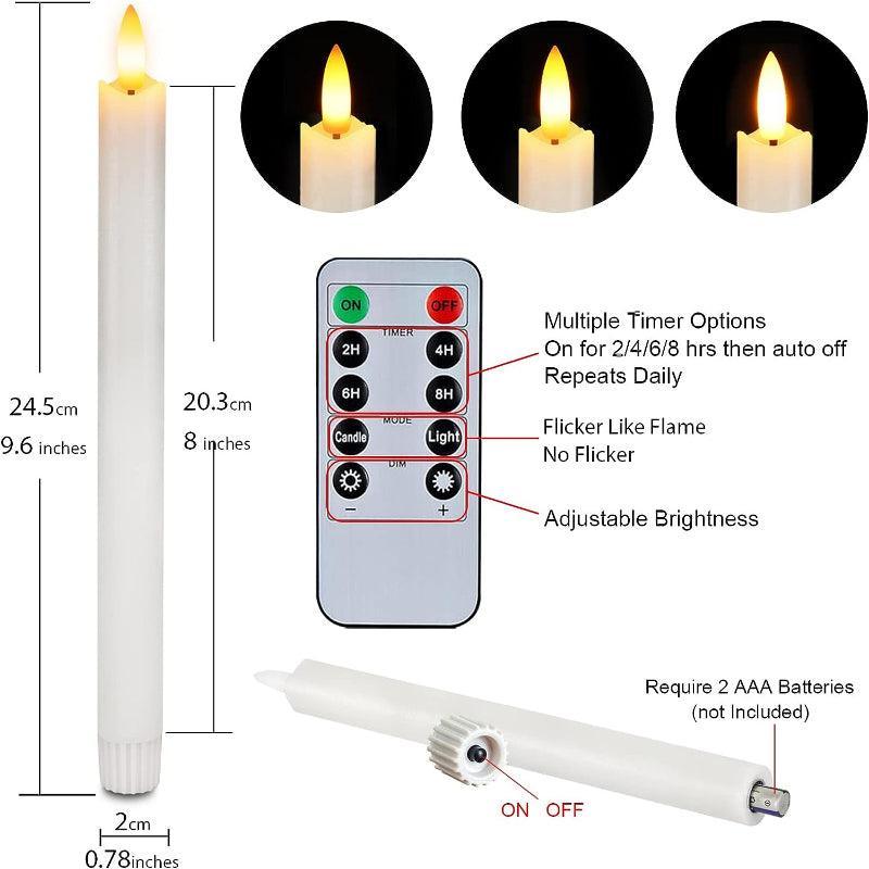 Candles With Flickering Light – Romantic Valentine Wedding Decor-Solar Wind LED Chime
