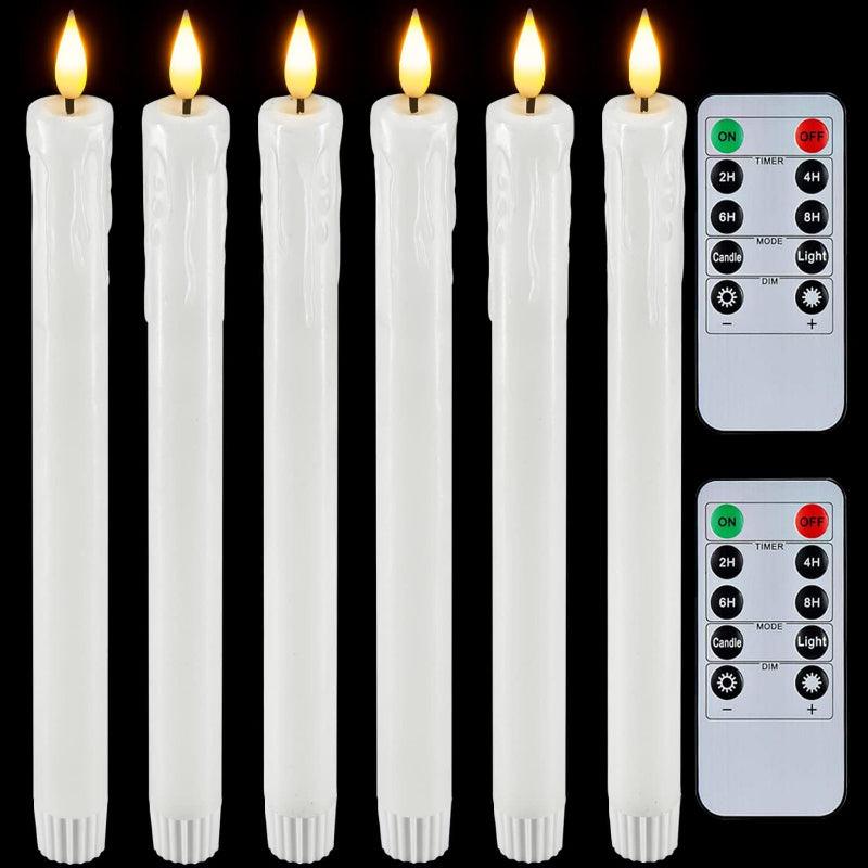 Fireplace Candlesticks – Elegant Christmas Halloween Decor-Solar Wind LED Chime