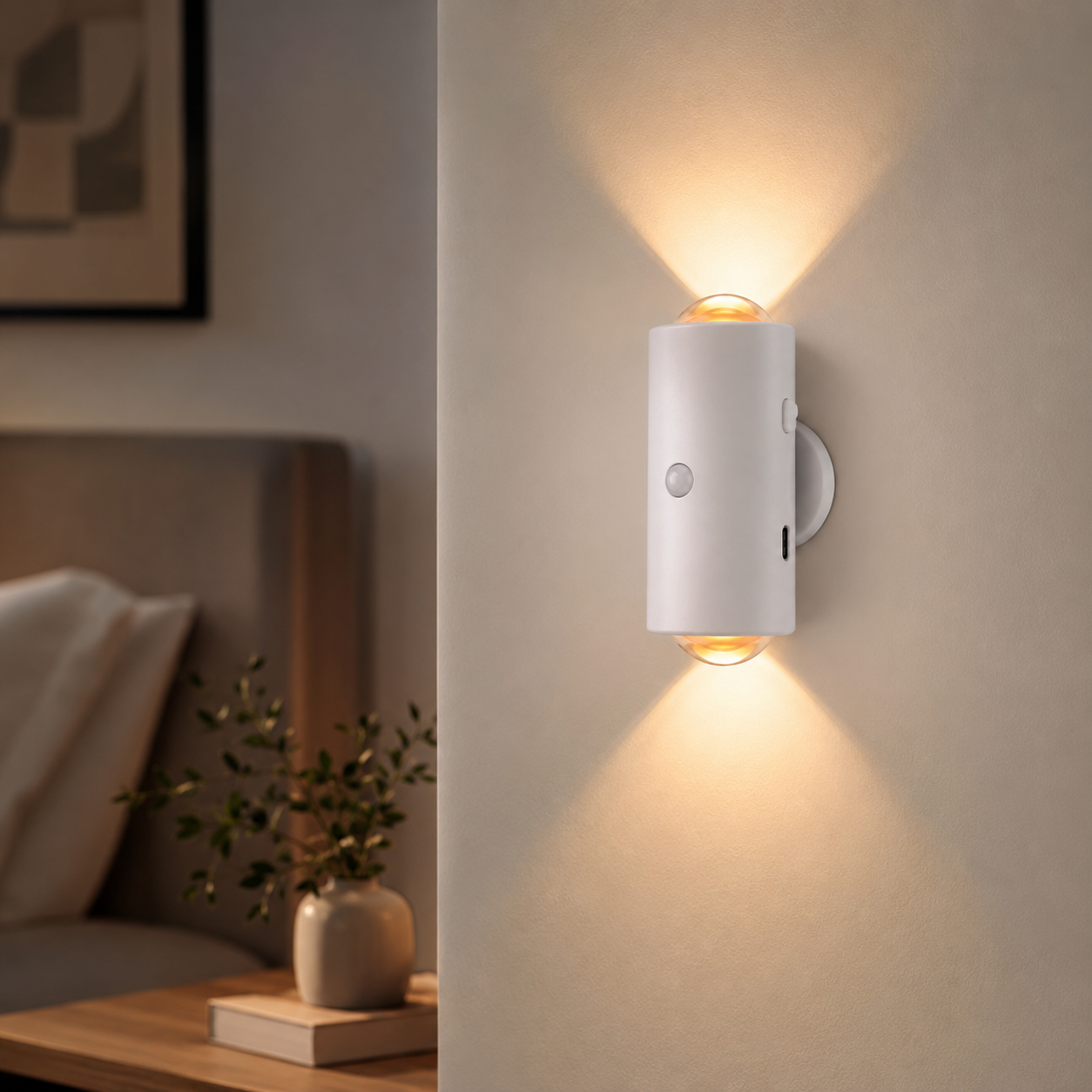 Smart LED Night Motion Sensor RGB Gradient Dimmable Wall Light