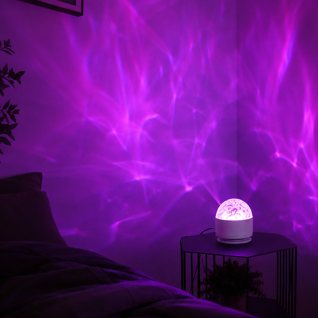 2 In 1 Projector Light With 16 Dynamic Colors And Remote Control
