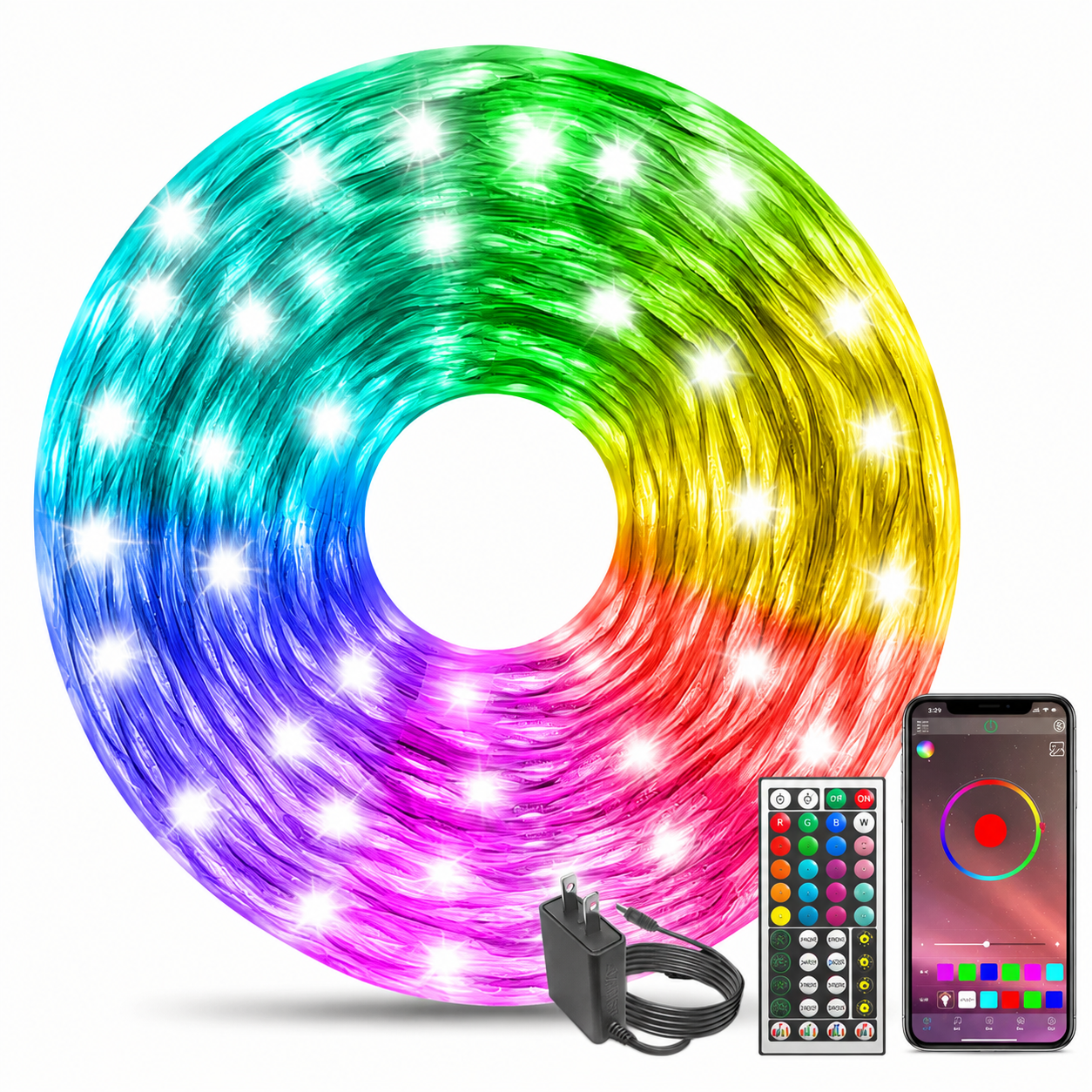Smart RGB LED Strip Lights With App Control