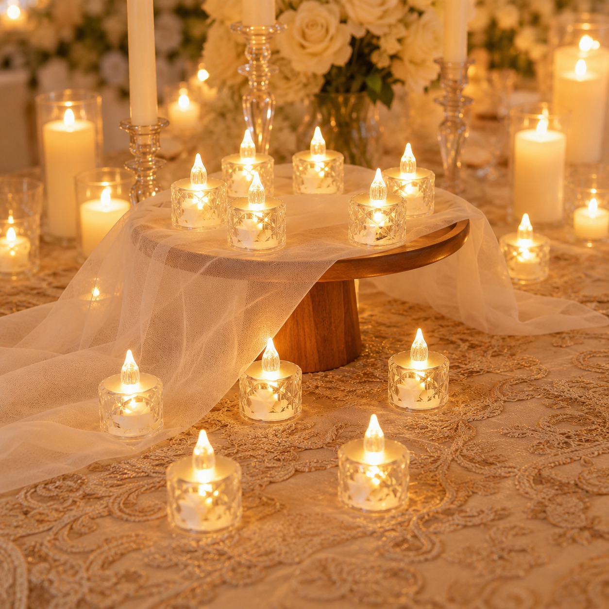 Flameless LED Tea Light Candles For Room Decor