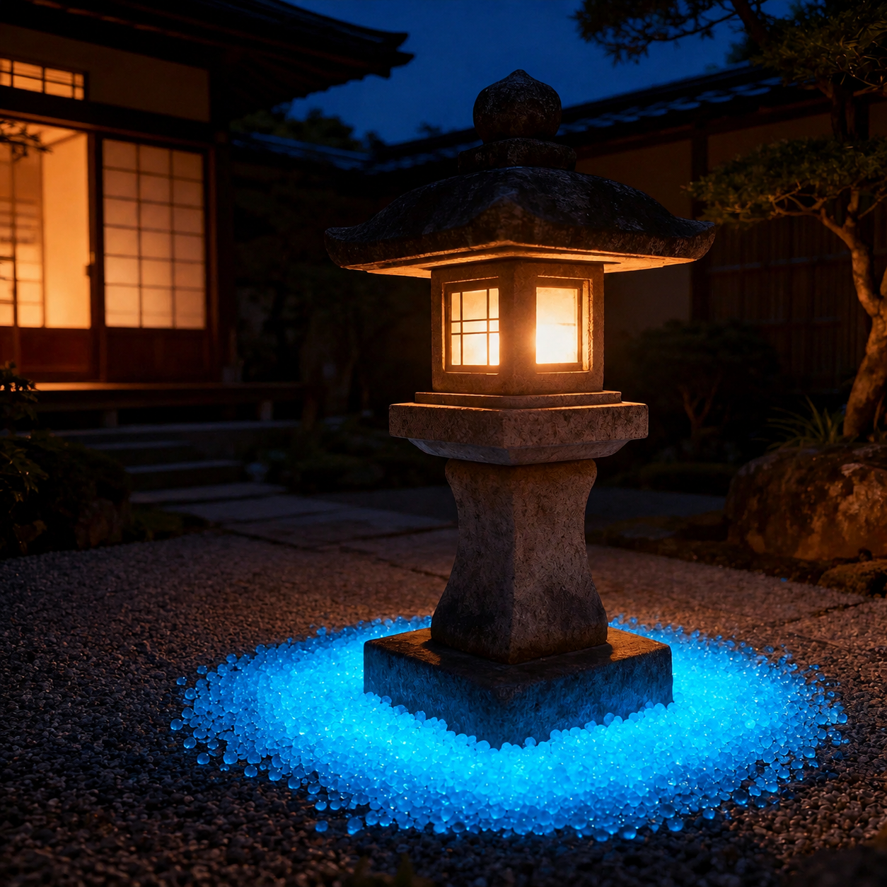 Waterproof Glow Stones For Backyard Lawn And Fish Tank