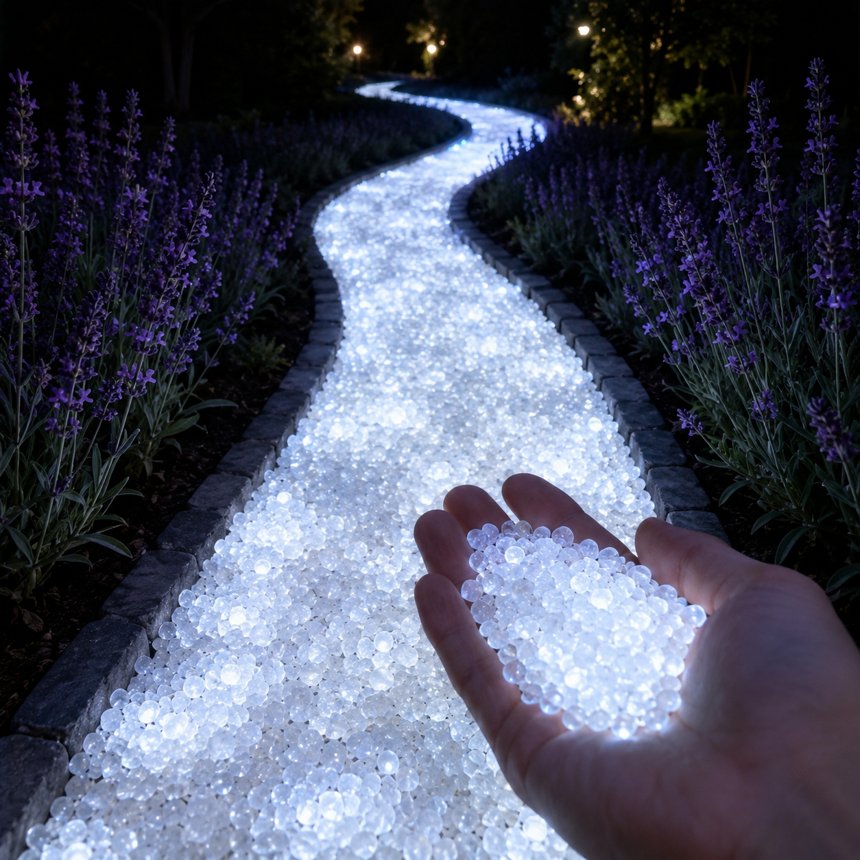 Waterproof Glow Stones For Backyard Lawn And Fish Tank
