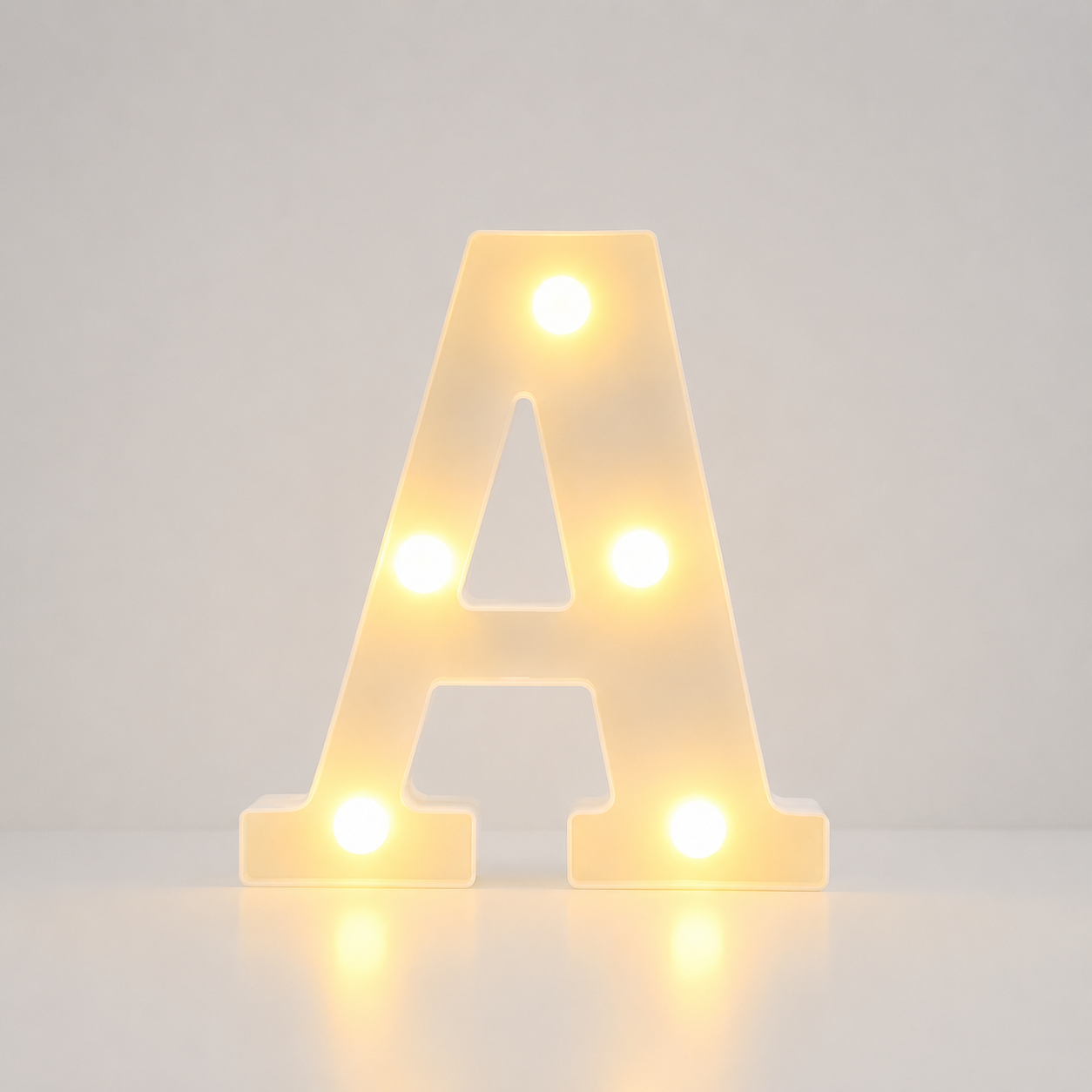 Illuminated English Letter Lamp For Parties And Weddings