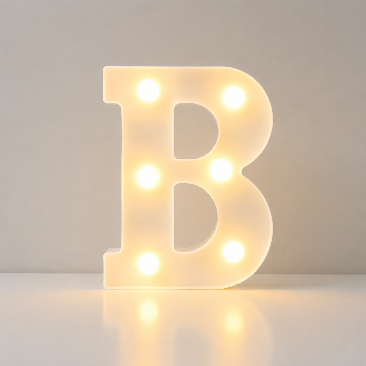Illuminated English Letter Lamp For Parties And Weddings