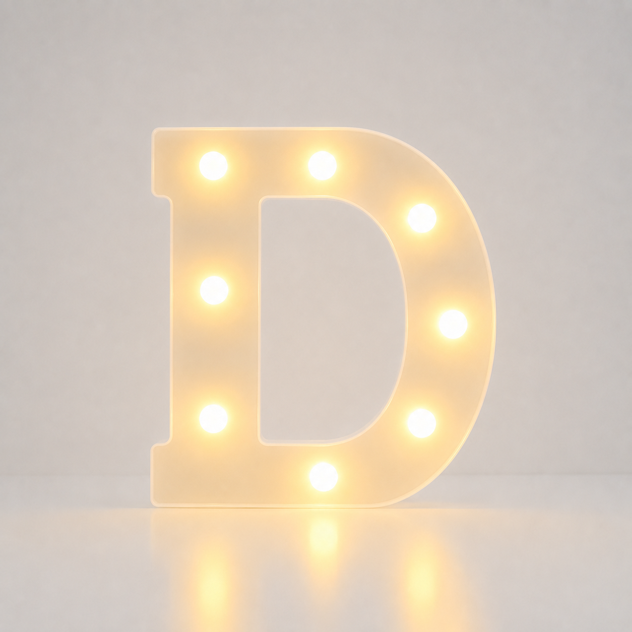 Illuminated English Letter Lamp For Parties And Weddings