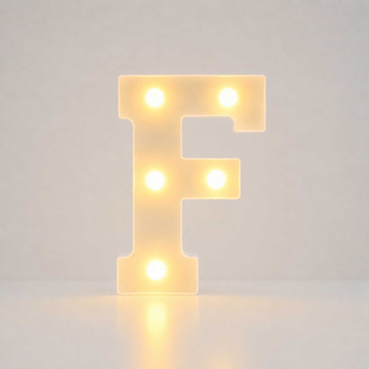 Illuminated English Letter Lamp For Parties And Weddings