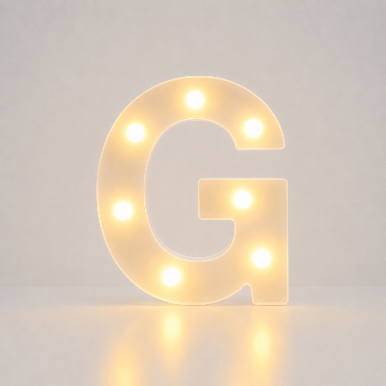 Illuminated English Letter Lamp For Parties And Weddings