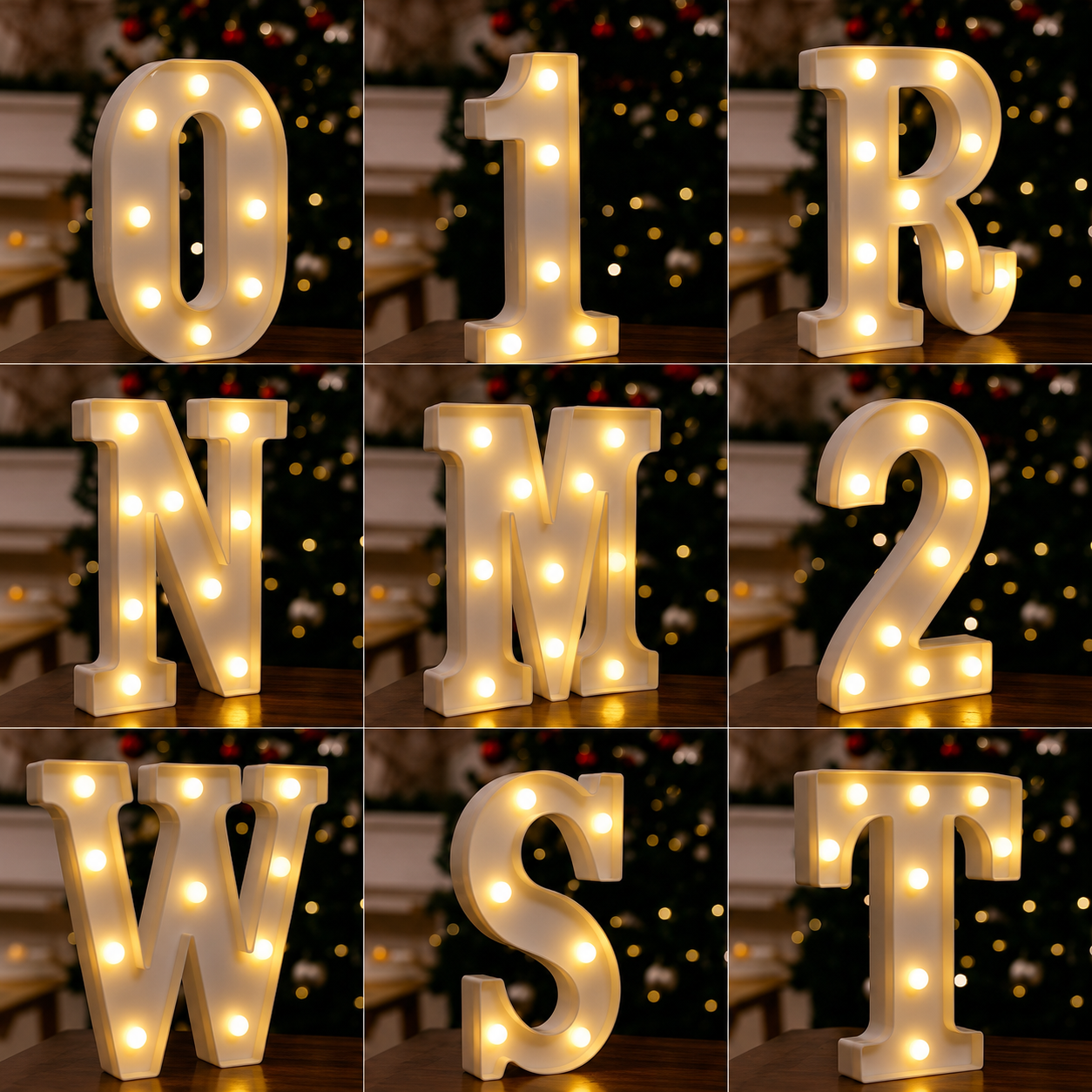 Illuminated English Letter Lamp For Parties And Weddings