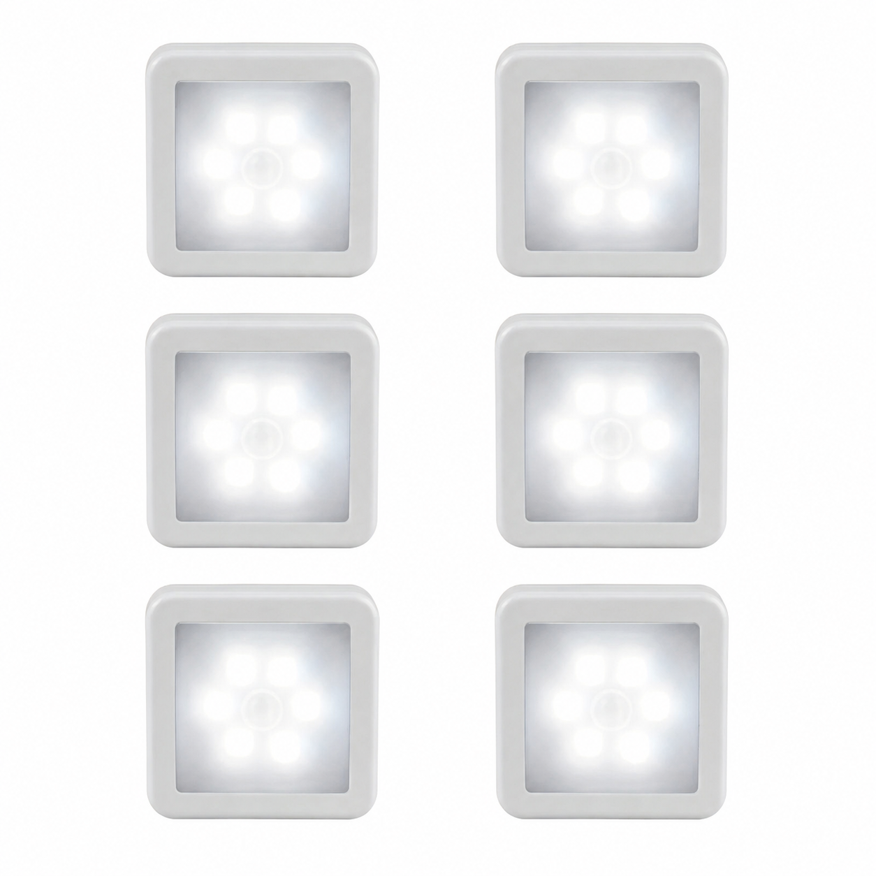 LED Sensor Battery Operated Cabinet Night Lights With Auto Switch 
