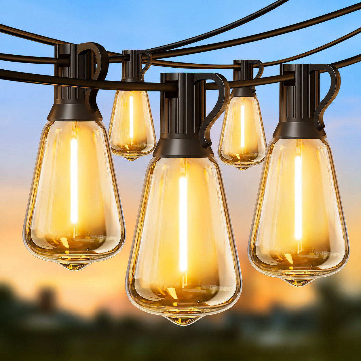 Outdoor Waterproof Solar String Remote Timer Garden Lights