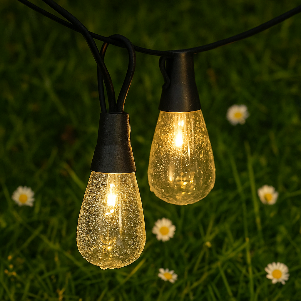 Outdoor Decorative String Light-Solar Wind LED Chime