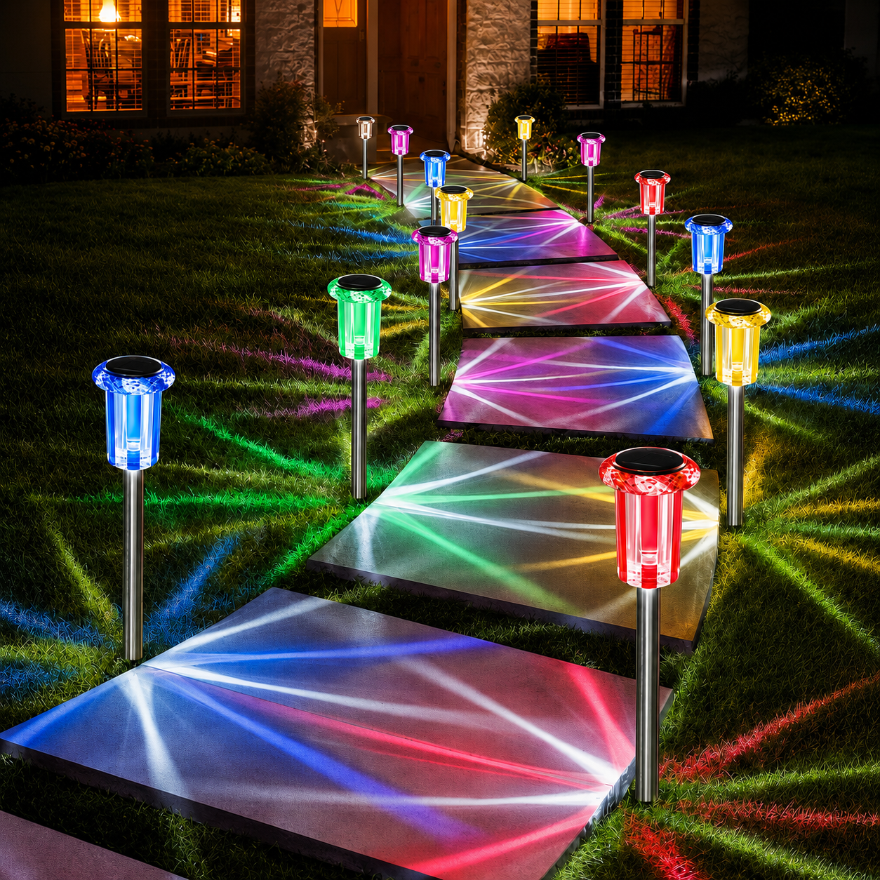 Outdoor Solar Halloween Garden Lights for Pathway and Lawn Decor