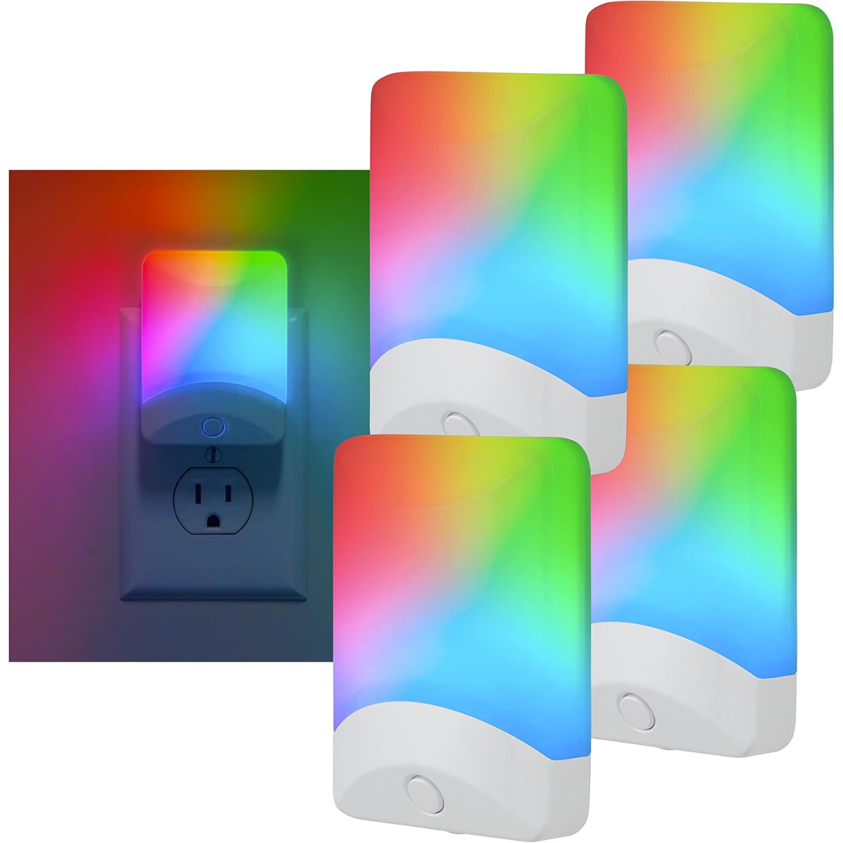 Color Changing Night Light-Solar Wind LED Chime