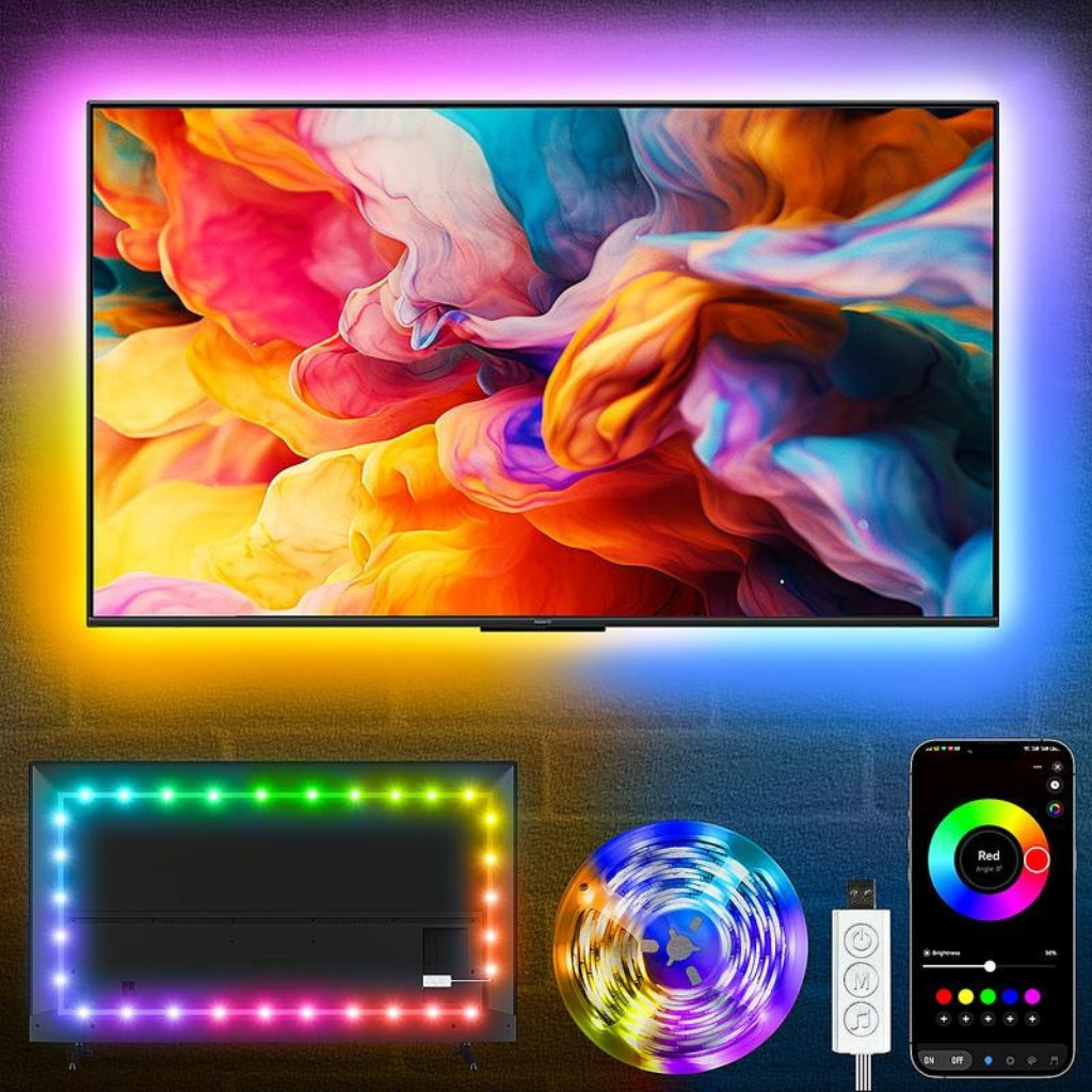 Remote Control RGB Strip Lights For Party Decor