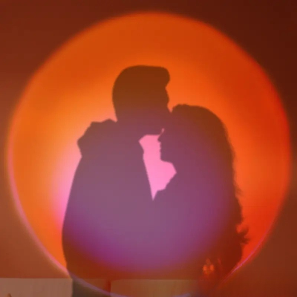 4 Modes Remote Control Sunset Mood Lamp For Bedroom