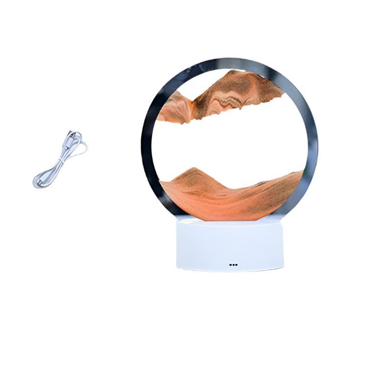 Creative 3D Quicksand Lamp – Modern LED Table Light-Solar Wind LED Chime