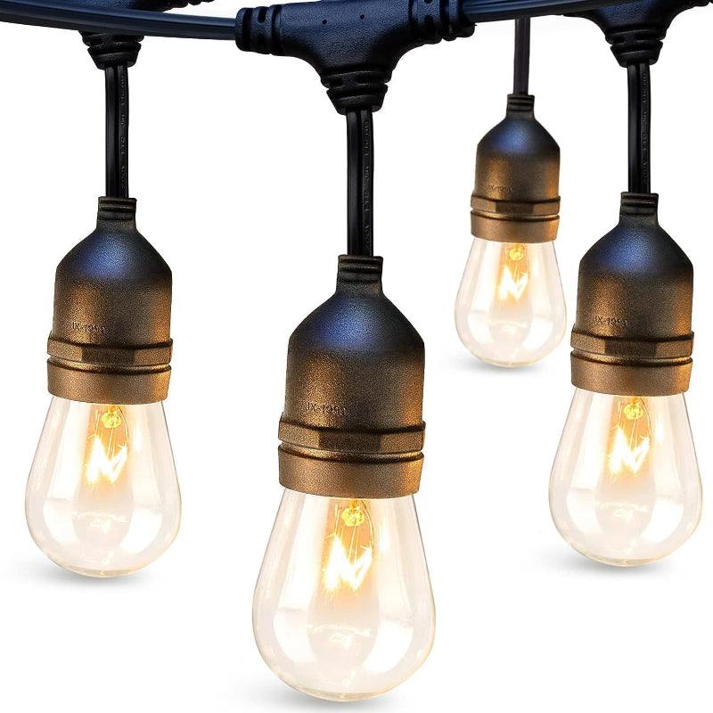 Decorative Lights Patio Garden – Warm Yellow String Lights-Solar Wind LED Chime