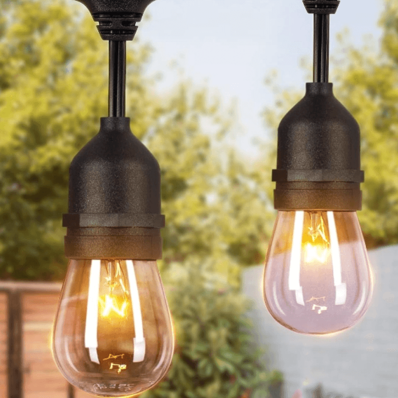 Decorative Lights Patio Garden – Warm Yellow String Lights-Solar Wind LED Chime