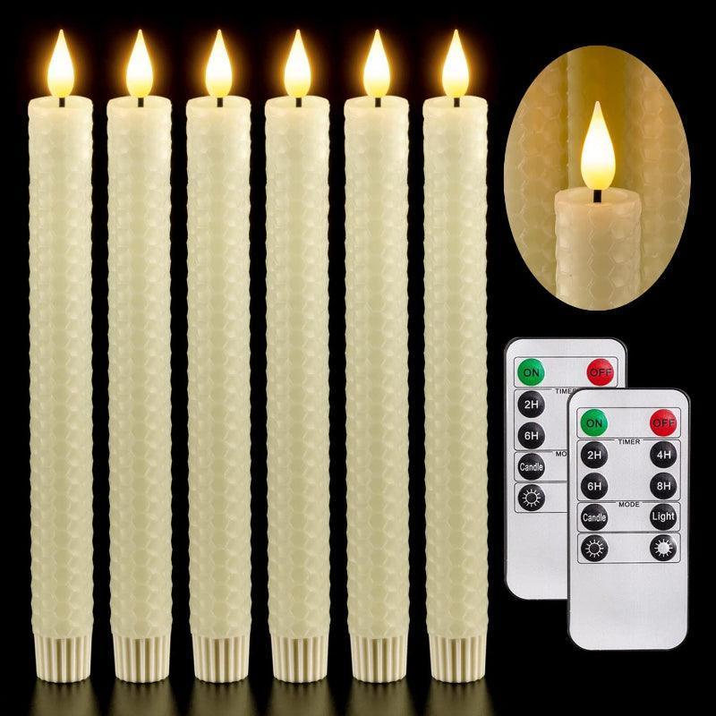 Electric Window Candles – Classic Christmas Window Decor-Solar Wind LED Chime