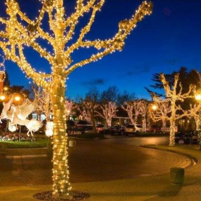 17-Meter Solar Fairy String Lights – Outdoor Decorative Lighting-Solar Wind LED Chime