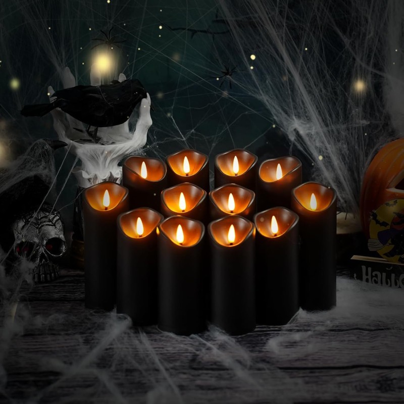 Flameless Candles With Remote Battery Operated Flickering Flameless Candles