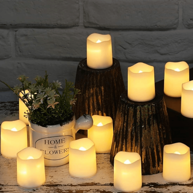 Flickering Electric Candle – Elegant and Safe Lighting-Solar Wind LED Chime