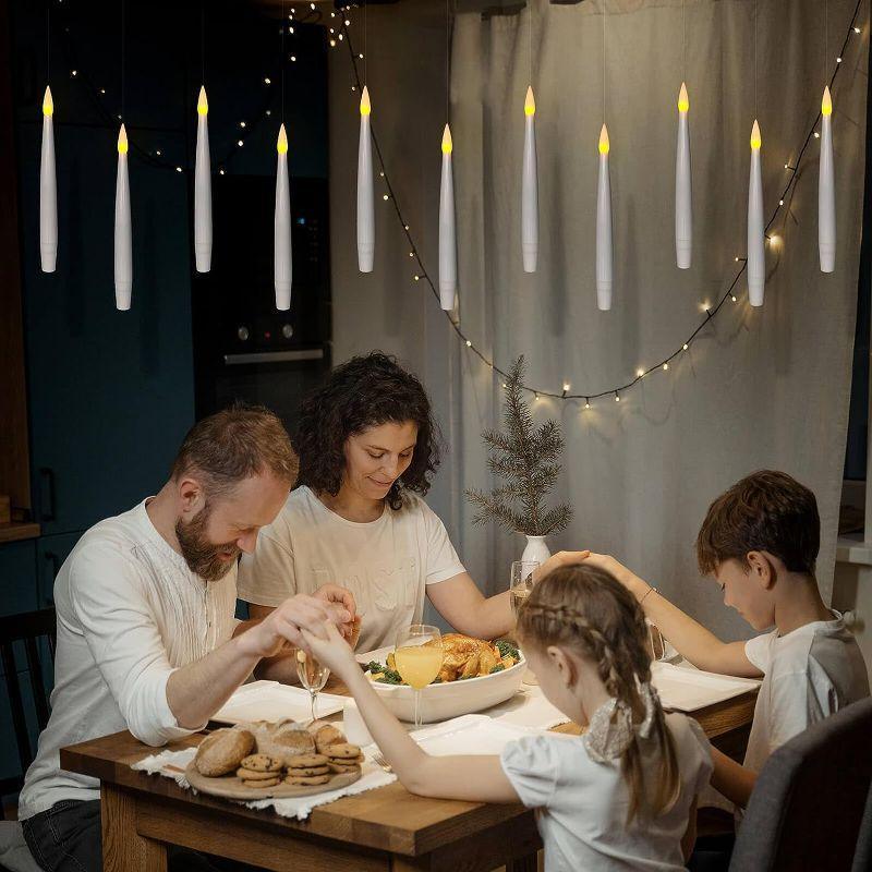 Floating Candles Magic Wand –  Remote Controlled Glow-Solar Wind LED Chime