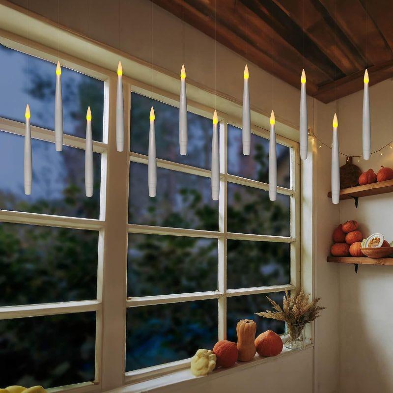 Floating Flickering Candles – Remote Controlled LED Lights-Solar Wind LED Chime