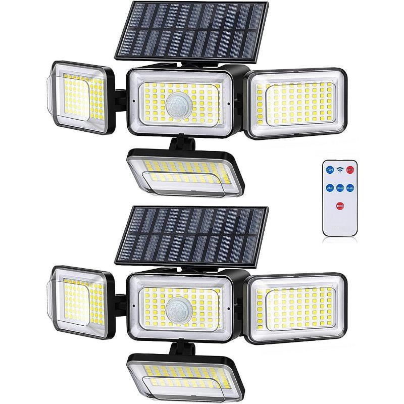 Flood Wall Lights Outside – Solar Powered Outdoor Yard Lighting-Solar Wind LED Chime