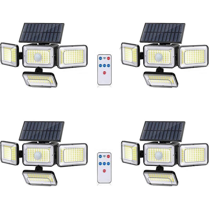 Flood Wall Lights Outside – Solar Powered Outdoor Yard Lighting-Solar Wind LED Chime