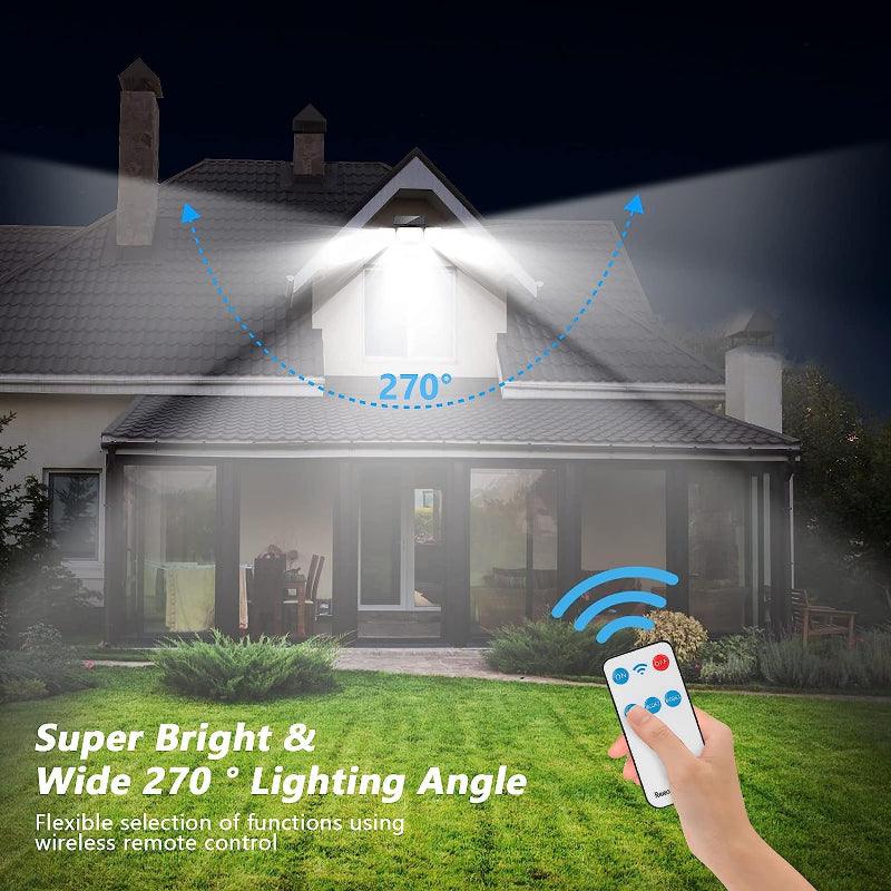 Flood Wall Lights Outside – Solar Powered Outdoor Yard Lighting-Solar Wind LED Chime