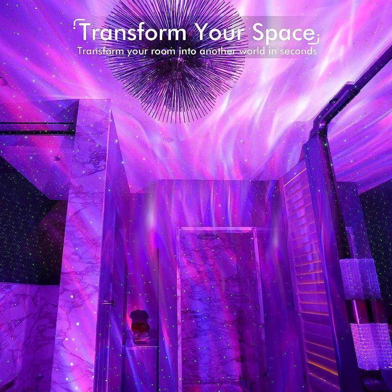 Galaxy Projector Bedroom – Transform Space with Cosmic Ambiance-Solar Wind LED Chime