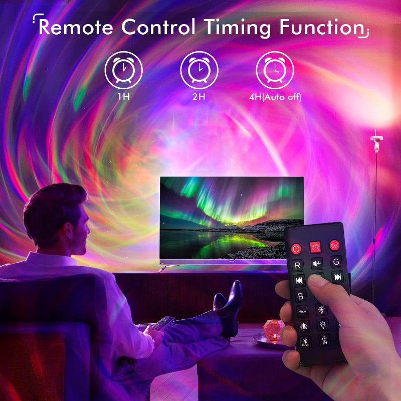 Galaxy Projector Room – Mesmerizing Starry Night Light-Solar Wind LED Chime